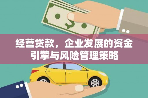 苍溪经营贷款，企业发展的资金引擎与风险管理策略