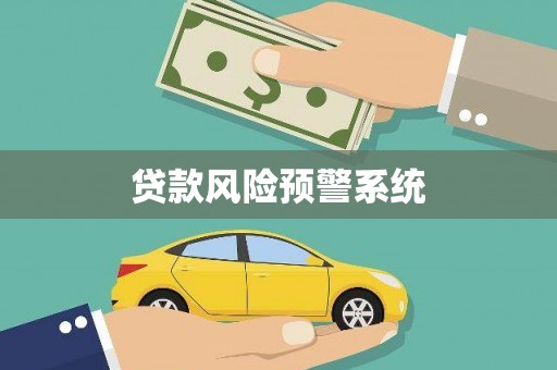 苍溪贷款风险预警系统