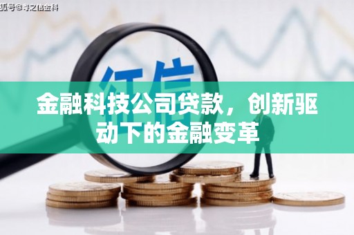 苍溪金融科技公司贷款，创新驱动下的金融变革