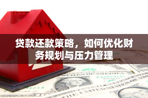 苍溪贷款还款策略，如何优化财务规划与压力管理