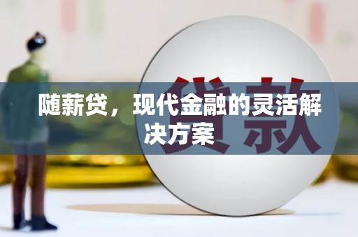 苍溪随薪贷，现代金融的灵活解决方案