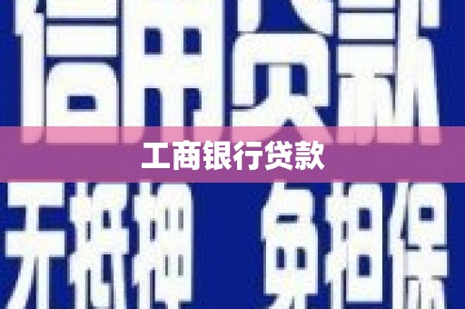 苍溪工商银行贷款