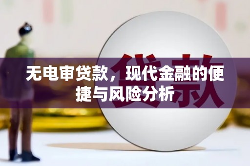 苍溪无电审贷款，现代金融的便捷与风险分析