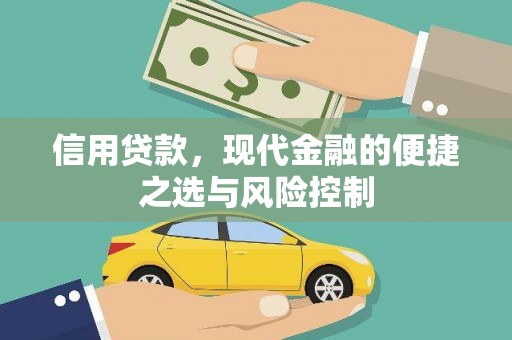 苍溪信用贷款，现代金融的便捷之选与风险控制