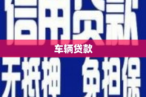 苍溪车辆贷款