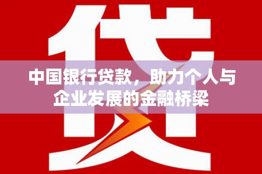 苍溪中国银行贷款，助力个人与企业发展的金融桥梁