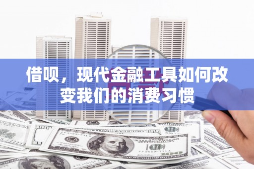 苍溪借呗，现代金融工具如何改变我们的消费习惯