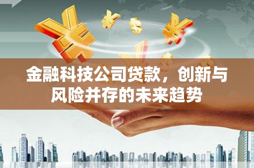 苍溪金融科技公司贷款，创新与风险并存的未来趋势