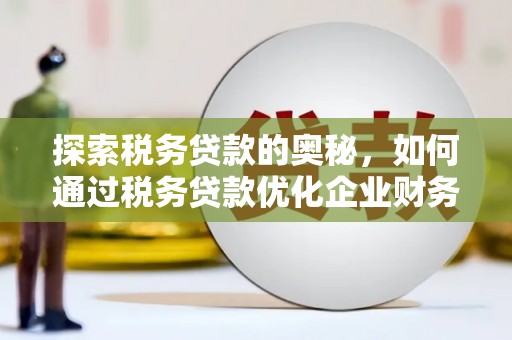 苍溪探索税务贷款的奥秘，如何通过税务贷款优化企业财务
