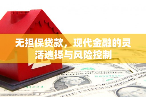 苍溪无担保贷款，现代金融的灵活选择与风险控制