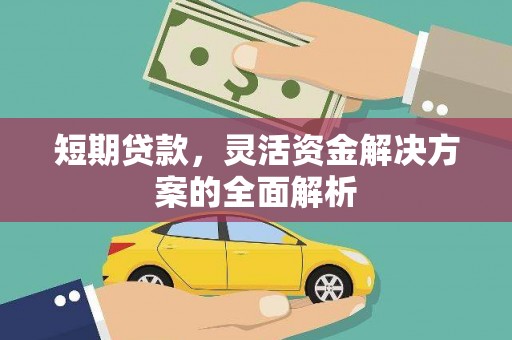 苍溪短期贷款，灵活资金解决方案的全面解析