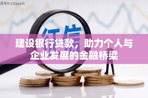 苍溪建设银行贷款，助力个人与企业发展的金融桥梁