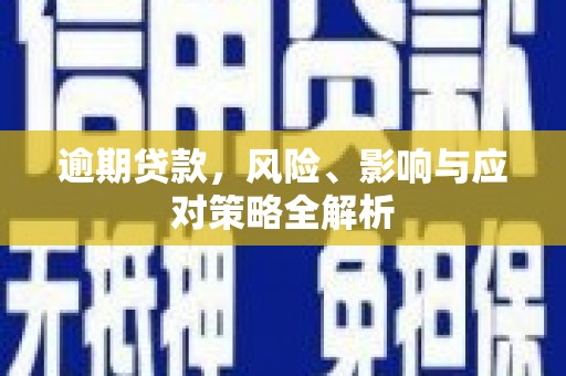 苍溪逾期贷款，风险、影响与应对策略全解析