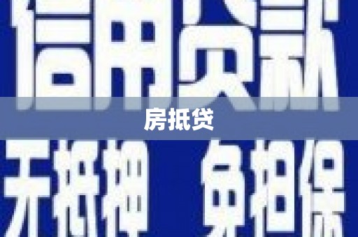 苍溪房抵贷
