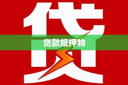 苍溪贷款抵押物