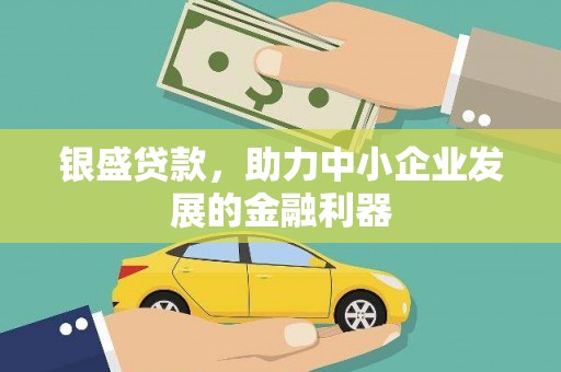 苍溪银盛贷款，助力中小企业发展的金融利器