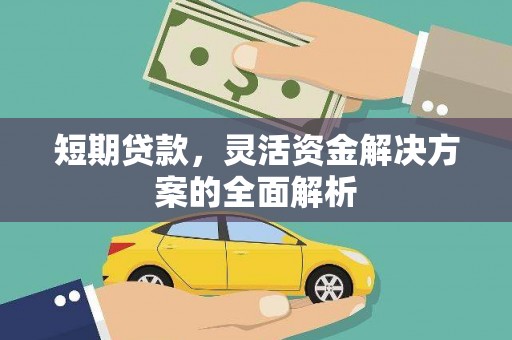 苍溪短期贷款，灵活资金解决方案的全面解析