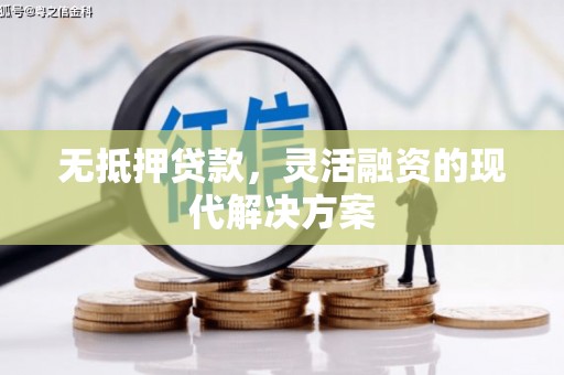 苍溪无抵押贷款，灵活融资的现代解决方案