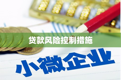 苍溪贷款风险控制措施