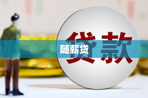 苍溪随薪贷