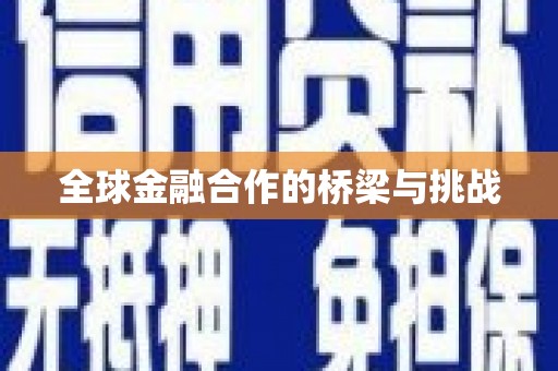 苍溪全球金融合作的桥梁与挑战
