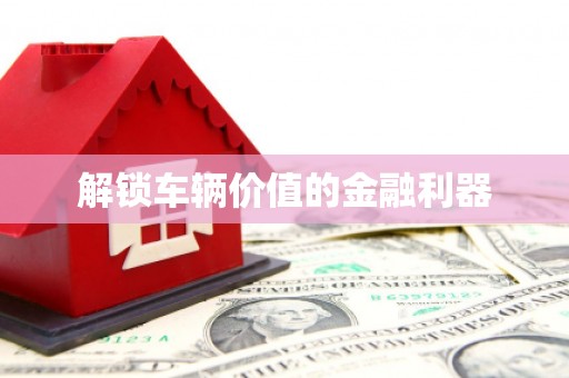 苍溪解锁车辆价值的金融利器