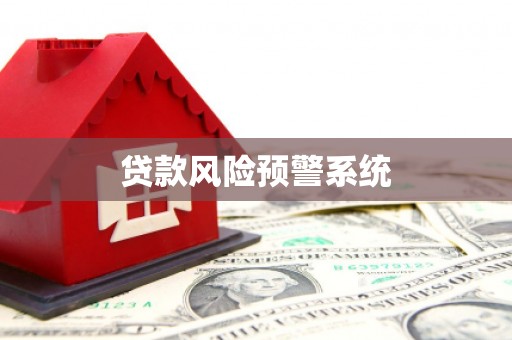 苍溪贷款风险预警系统